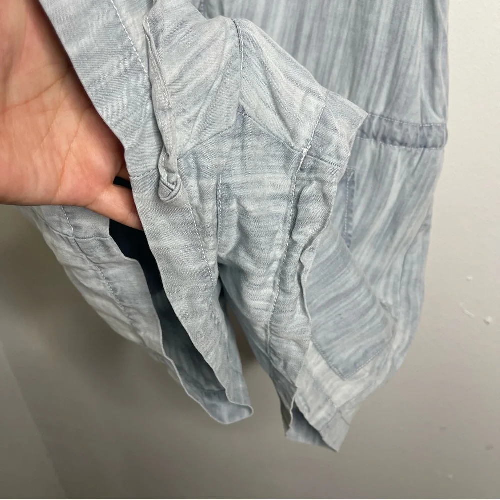 C&C California Surf Wash Chambray Romper Size S